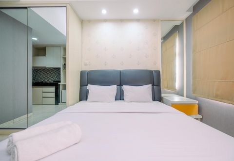 臥室 Cozy and Good Location Studio Margonda Residence 2 Apartment By Travelio