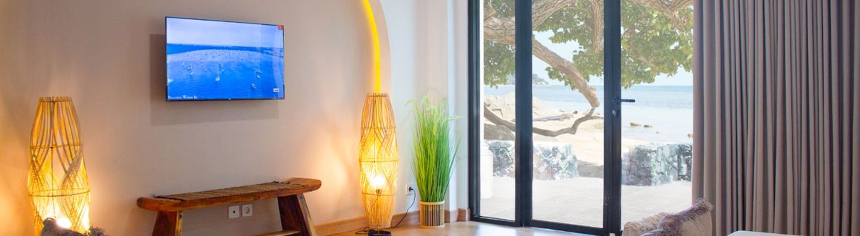 Lobby Ocean Beach Villas - Carita Kondominium