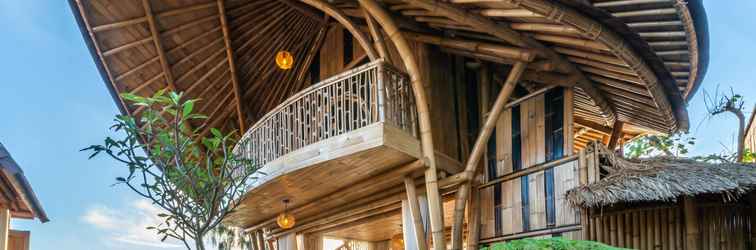 Lobby The Dewi Eco Bamboo Villa 