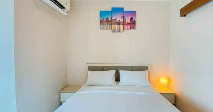 Bedroom Cozy 1BR without Living Room Apartment Grand Kamala Lagoon By Travelio