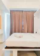 BEDROOM Cozy Studio High Floor Apartment at Tree Park City Cikokol By Travelio