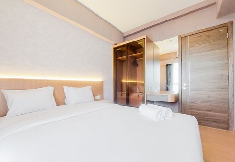 Bedroom Serene 2BR Apartment Sky House BSD next to AEON Mall By Travelio