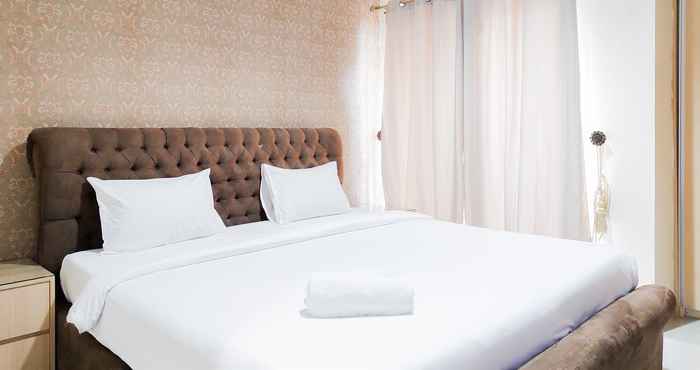 Bedroom Homey and Good Deal Studio Apartment Atria Residences Gading Serpong By Travelio