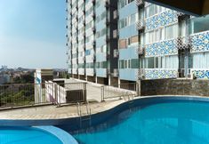 Swimming Pool 6 Simply and Nice Studio Room at Saladdin Mansion Apartment By Travelio