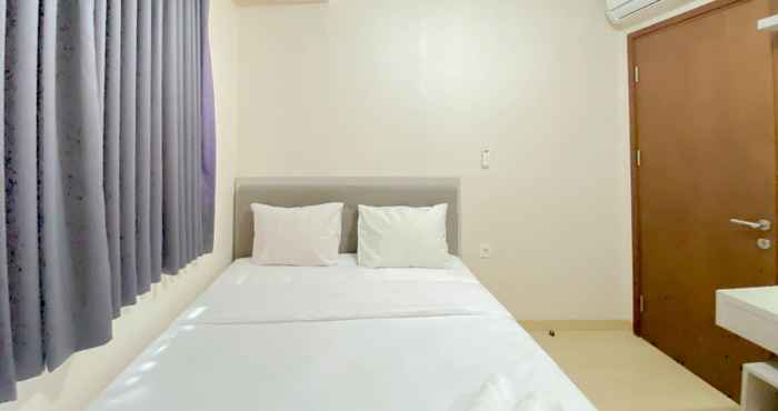 Bedroom Homey and Good Choice 2BR Signature Park Grande Apartment By Travelio