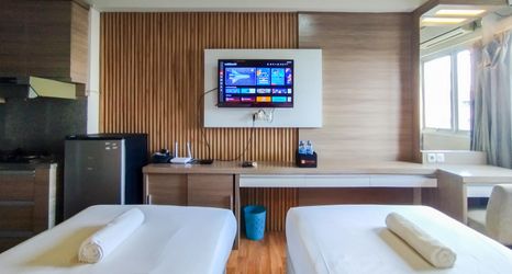 寝室 2 Nice and Strategic Studio Apartment at Suites @Metro By Travelio