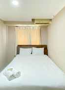 BEDROOM Homey and Modern 1BR at Kebagusan City Apartment By Travelio