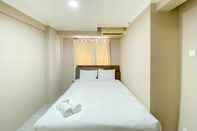Bedroom Homey and Modern 1BR at Kebagusan City Apartment By Travelio