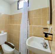 In-room Bathroom 3 Cozy Living Studio Apartment at Kebagusan City By Travelio