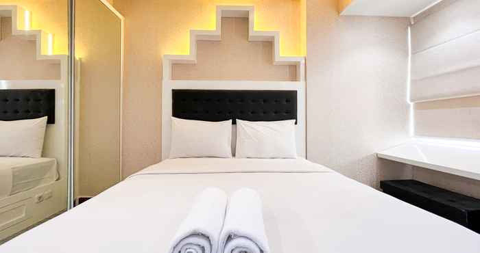 Bilik Tidur Cozy Living and Simply Studio Vida View Makassar Apartment By Travelio