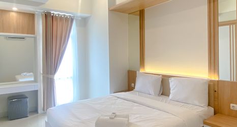 Bedroom 2 Restful and Best Deal 1BR Vasanta Innopark Apartment By Travelio