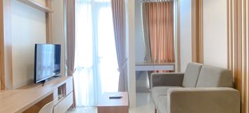 Lobby 2 Restful and Best Deal 1BR Vasanta Innopark Apartment By Travelio