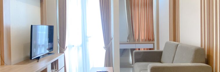 Lobby Restful and Best Deal 1BR Vasanta Innopark Apartment By Travelio