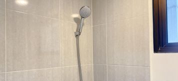 In-room Bathroom 4 Minimalist Studio for 1 Pax Meikarta Apartment By Travelio