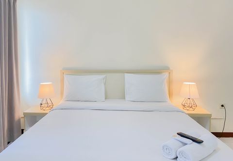 Bedroom Homey Studio (No Kitchen) at Apartment Grand Palace Kemayoran By Travelio