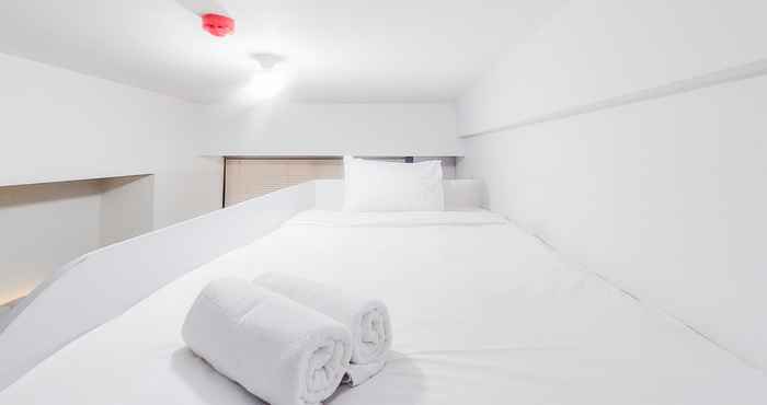 Bedroom Good Deal Studio Apartment at The Parc South City By Travelio