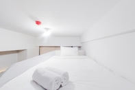 Bedroom Good Deal Studio Apartment at The Parc South City By Travelio