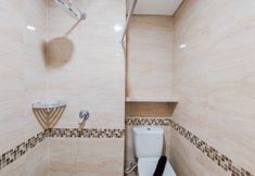 In-room Bathroom 3 Minimalist and Homey Studio Apartment B Residence By Travelio