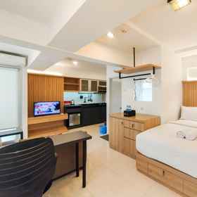 Bedroom1Spacious Classic Studio at Apartment Jarrdin Cihampelas By Travelio,Cibadak飯店
