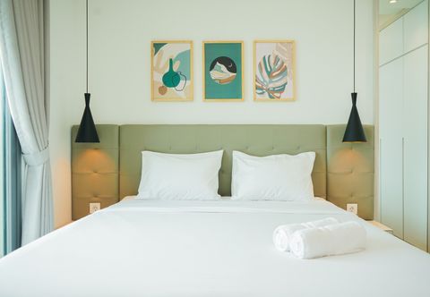 Phòng ngủ Cozy and Homey Studio Apartment at Bintaro Embarcadero By Travelio