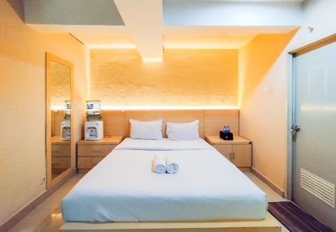ห้องนอน Cozy Style Studio Room Apartment at Jarrdin Cihampelas By Travelio