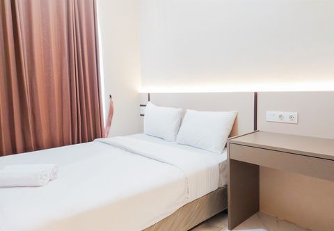 臥室 Restful and Good Designed Studio Sky House BSD Apartment By Travelio