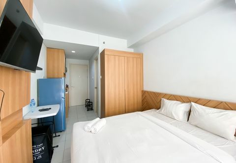 臥室 Best Homey Studio Apartment at Patraland Urbano By Travelio