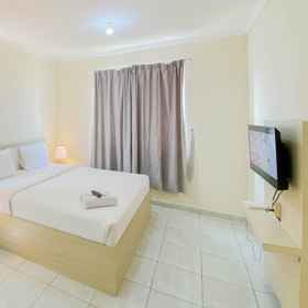 Bedroom 1 Relaxing Studio Apartment Grand Palace Kemayoran By Travelio, Bio Medika Sunter Hotels