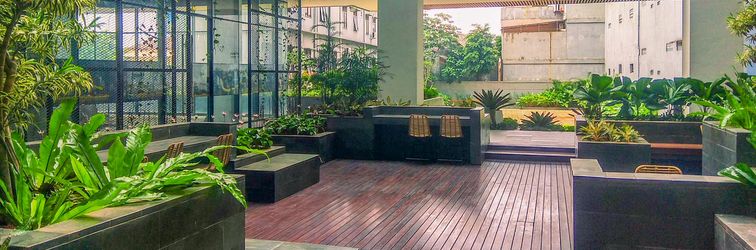 大廳 Comfortable and Modern Look Studio Evenciio Margonda Apartment By Travelio