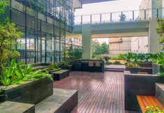 Lobby 6 Comfortable and Modern Look Studio Evenciio Margonda Apartment By Travelio