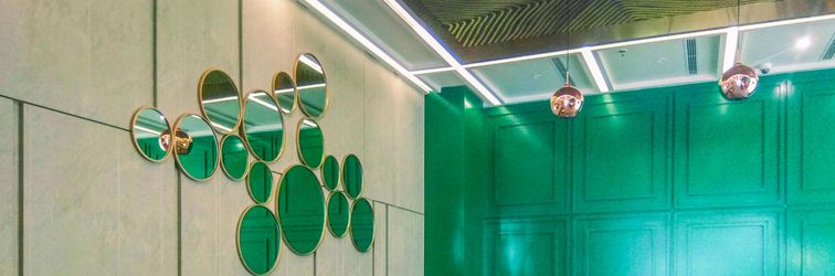 大廳 Elegant Studio Apartment at Evenciio Margonda By Travelio