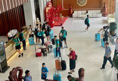 Sảnh chờ 3 Tre Xanh Hotel Pleiku