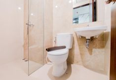 In-room Bathroom 5 Cozy and Well Furnished Studio Transpark Bintaro Apartment By Tarvelio