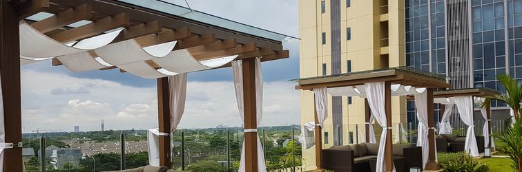 Lobby Comfort 1BR Apartment at 15th Floor Branz BSD City By Travelio