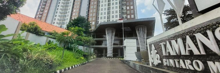 Lobby Comfortable and Good 1BR at Tamansari Bintaro Mansion Apartment By Travelio
