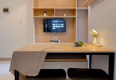 Lobby 4 Cozy Stay and Good 2BR Tokyo Riverside PIK 2 Apartment By Travelio