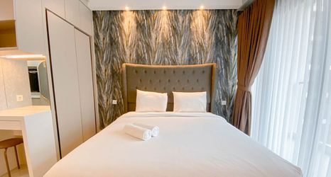 臥室 2 Comfort Living Studio at Apartment Patraland Amarta By Travelio