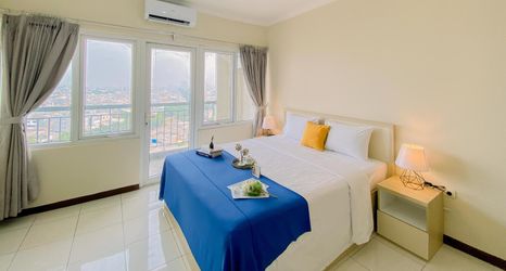 ห้องนอน 2 Warm and Cozy Studio (No Kitchen) at Grand Palace Kemayoran Apartment By Travelio