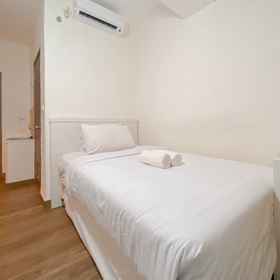 Bedroom 1 Enigma Studio at Easton Park Residence Jatinangor Apartment By Travelio, Areon Trans BRI Cikeruh (Ciseke) Jatinangor Hotels