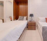 Bedroom 2 Homey and Warm 1BR at Brooklyn Alam Sutera Apartment By Travelio