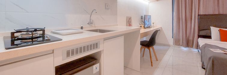 Lobi Good Place Studio Apartment Sky House Alam Sutera near IKEA By Travelio
