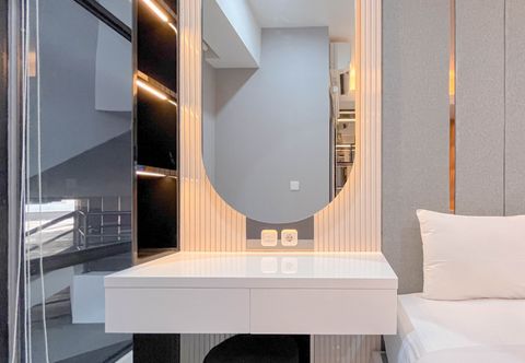 ห้องนอน The Luxury Studio at Apartment Delft Ciputra Makassar By Travelio
