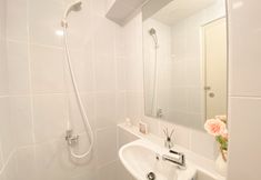 In-room Bathroom 7 Restful and Good Deal Studio at Apartment Tokyo Riverside PIK 2 By Travelio