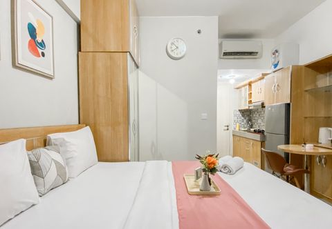 Bilik Tidur Well Designed Studio Apartment Springlake Summarecon Bekasi By Travelio