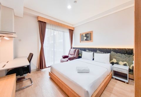 Bedroom Comfort Stay and Good Studio Patraland Amarta Apartment By Travelio