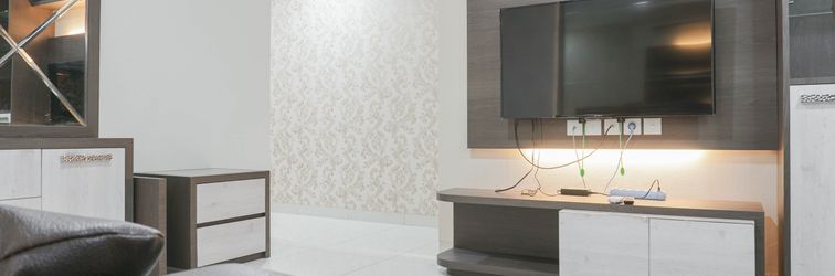 Lobi Spacious 2BR at Apartment The Mansion Kemayoran By Travelio