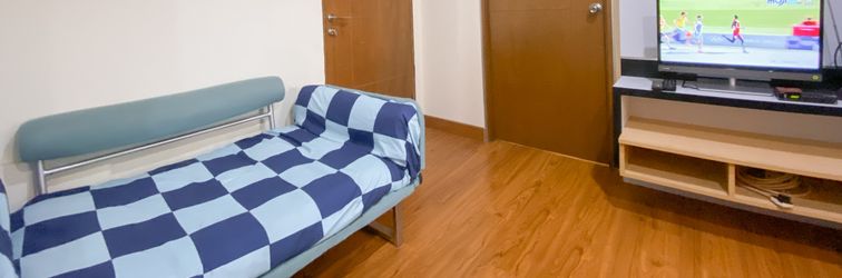 Lobby Best 2BR Apartment at Gateway Ahmad Yani Cicadas By Travelio