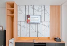 Lobby 3 Cozy and Relaxing Studio Patraland Amarta Apartment By Travelio
