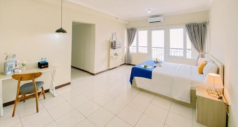 臥室 2 Pleasant and Warm Studio (No Kitchen) at Grand Palace Kemayoran Apartment near JIEXPO By Travelio