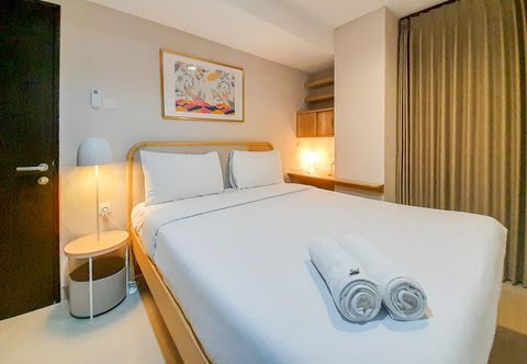Bedroom Comfort Stay and Cool 1BR at Patraland Amarta Apartment By Travelio